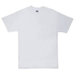 6.0オンス ウルトラコットンポケットTシャツ（ホワイト）